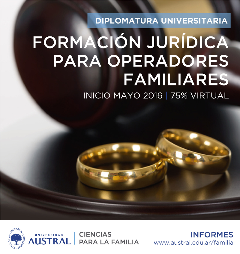 Diplomatura en formacion juridica para Operadores Familiares